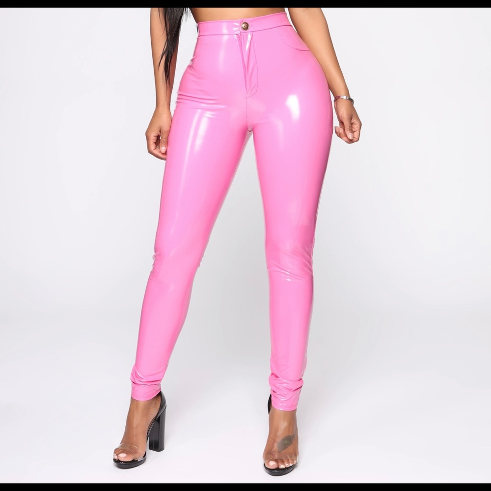 Hot Pink Latex Pant